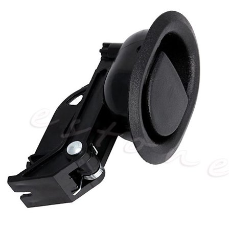 1 stk Oval Recliner Sofa Stol Utgivelseshåndtak Håndtak Svart Hard Plast Ny