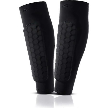 Fotboll Benskydd för Barn Ungdom Vuxen - Lätta Skyddande Kuddar, Justerbar Passform