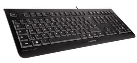 Cherry KC 1000 - tastatur - Sveitsisk - svart Inn-enhet