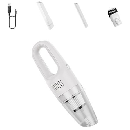 Multifunktionel håndstøvsuger, 5000Pa USB-drevet bilstøvsuger Hurtigt rengøringsværktøj til dyrehår, krummer, snavs