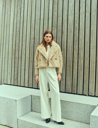 Copenhagen Muse Cmcurly-Jacket - Beige - XL