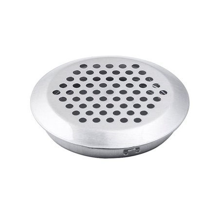 10-pack runda ventilationsgaller / luftventiler i rostfritt stål – 35 mm inre diameter