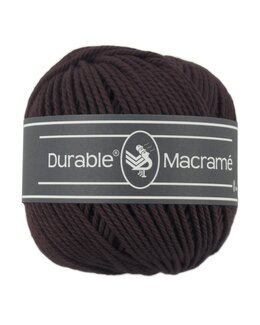 Durable Makramé 2 mm Sjokolade