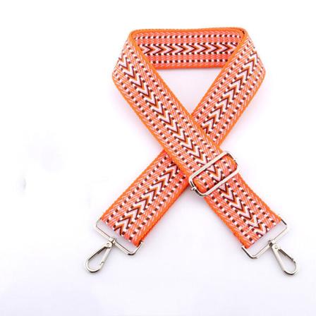 Justerbar bred axelväska rem ersättning handväska handtag Orange
