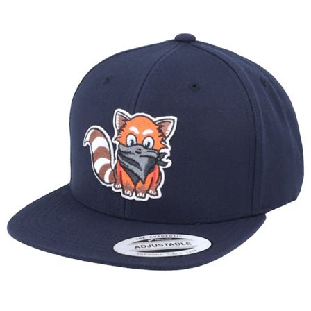 Kinder Kiddo Cap - Blau snapback Cap - Kinder Hatsie The Red Panda Navy Snapback @ Hatstore
