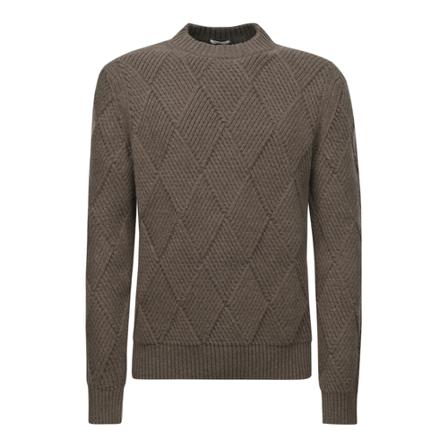 Malo, Malo Sweaters Brown Brązowy, Mężczyzna, Rozmiar: M