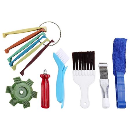 6 stk. Aircondition-finne-renser sæt, FCR6 finne-kam kondensator, luftudtagsrenser evaporator radiator R