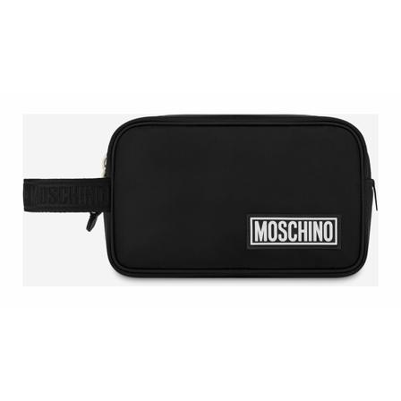 Moschino, Makeup BAG Czarny, Mężczyzna, Rozmiar: ONE Size