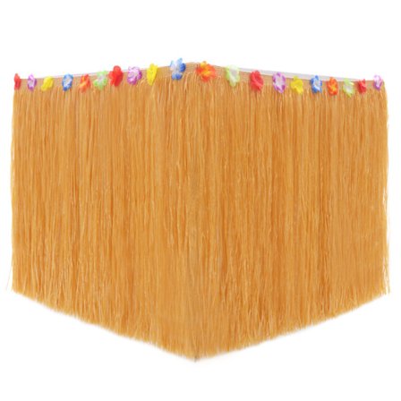 Gressbordskjørt Naturlig Hawaiiansk Bordskjørt for Tropisk Hawai