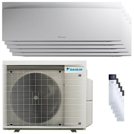 Condizionatore Daikin Emura 3 penta split 7000+7000+7000+7000+7000 BTU inverter A+ wifi unità esterna 7.8 kW Bianco
