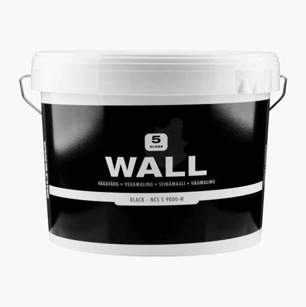 Biltema - Veggmaling WALL sort 10 liter