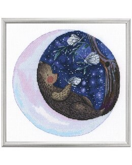 Broderikit Billede Bamse under stjernerne - RTO