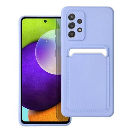 Galaxy A52s/A52 5G/A52 4G -kotelo Forcell Card Holder Violetti