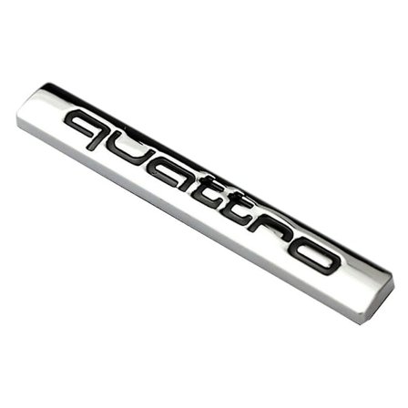Quattro Logo Metal Bagagerums Emblem Badge Sticker Dekoration Til A4l A6l Mengxi