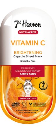 Montagne Jeunesse Vitamin C Sheet Ansigtsmaske, Skincare, Masker, Sheet Masker