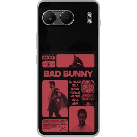 Kompatibelt Mobildeksel til OnePlus Nord 4 Bad Bunny NFL-inspirert skjoldlogo med amerikansk fotball og stjerner