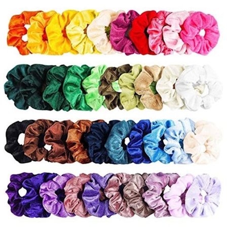 36st Velvet hair Scrunchies, hårsnoddar , hårband , Hair bands