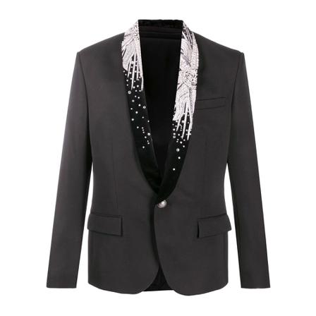 Balmain Blazers Sort, Herre