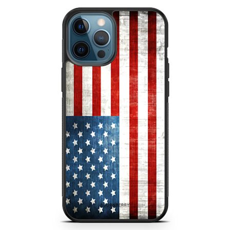 Bjornberry Hårdskal iPhone 12 Pro - USA Flagga