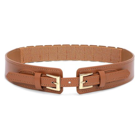 Bred Elastisk Livrem til Kvinder til Kjole Dame Stræk Spændebælte til Piger