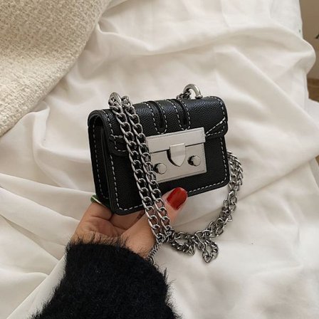 Luxury Designer Käsilaukku Ketju Naisten Laukku MUSTA