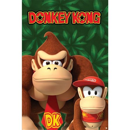 Donkey Kong Maxi Donkey & Diddy Kong Poster 91,5cm x 0,12cm x 6