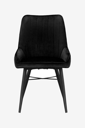 Loft24 - Ruokapöydän tuolit Akita, 2 kpl - Musta - Tuolit - - Homeroom