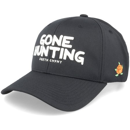 SQRTN - Gone Hunting 120 Cap Black Adjustable Adjustable Black Cap - @ Hatstore