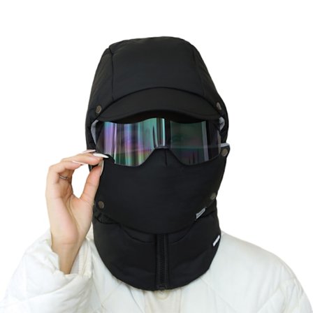 Vintersikker Full Beskyttelse Balaclava med Briller Skilue, Vindtett Full Beskyttelse Utendørs Ridemaske[SL]