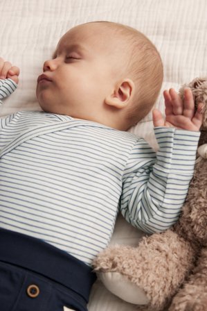 Newbie | kopertowe body w paski | Niebieski