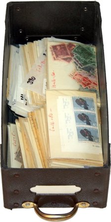 Schweiz - Dubletsamling i 1 kartotekskasse