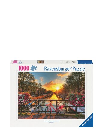 Bicycles In Amsterdam 1000P Patterned Ravensburger