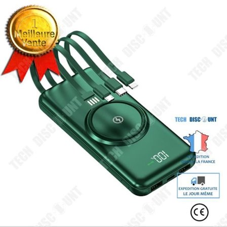 Strömbank - TD - 2000 - Kapacitet 20000 mA - Litiumjonpolymerbatteri - Flera färger