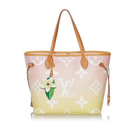 Louis Vuitton Vintage Monogram By the Pool Giant Neverfull MM Canvas Monogram Canvas France , Roze , Dames , Maat: ONE Size Vintage Tassen