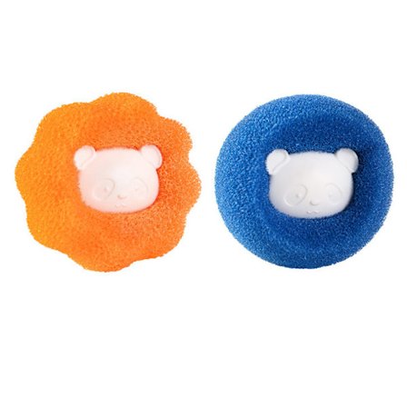 2-pack Tvätthållarsboll för att ta bort djurhår, Hårfångare för tvättmaskin, Hårförbättring för tvättmaskin, Torkboll för hund- och katthår