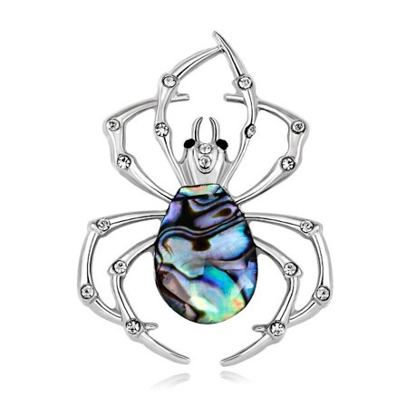 Broche d'araignée personnalisée, collection de coquillages polyvalents à la mode, accessoarer de broche d'araignée personnalisés