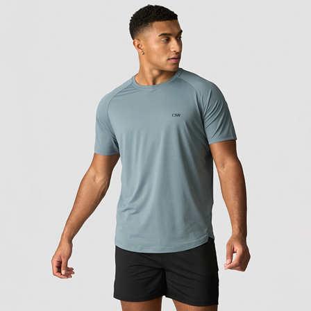 ICANIWILL Stride Raglan T-shirt, Racing Blue