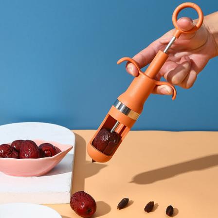 Appelsinplomme-steinfjerner, Kjøkkenutstyr, Kirsebær-steinfjerner, Med Komfortabelt Håndtak