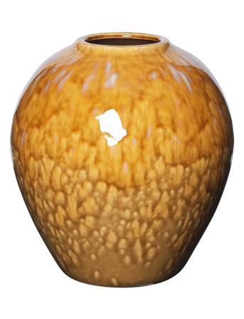 Vase 'Ingrid' M Keramik Yellow Broste Copenhagen