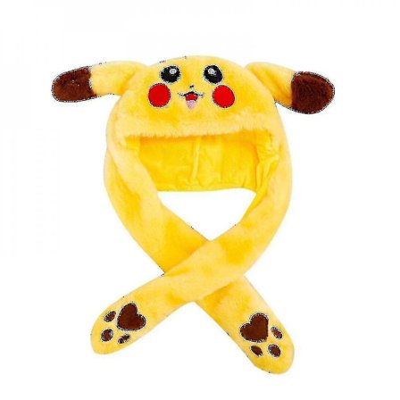 Led Glowing Plysch Kanin Rolig Mössa Med Rörliga Hoppande Öron