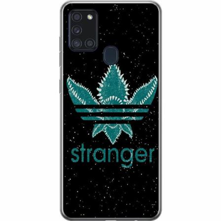 Samsung Galaxy A21s Genomskinligt Skal Stranger Things