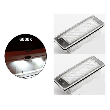 Renault Espace MK4 Scenic MK2 Laguna II Led skyltbelysning