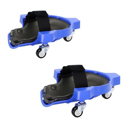 Knäskydd med hjul för golv och reparationer