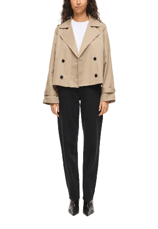 Vila VIADDISON L/S SHORT JACKET Kappor Dam Beige 38