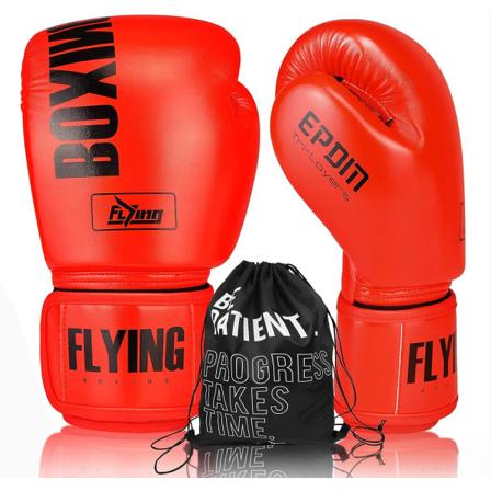 IC Boxihandskar Miehille ja Naisille Sopivat Boxaukseen Kickboxingiin Mixed Martial Arts Maui Thai Mma Heavy Bag Taisteluharjoitteluun - Punainen - 