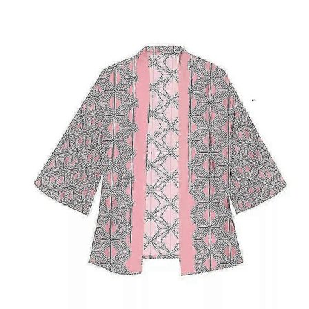 Anime Kimono Haori Yukata Cosplay Kappa Kompatibel med Demon Slayer Fans
