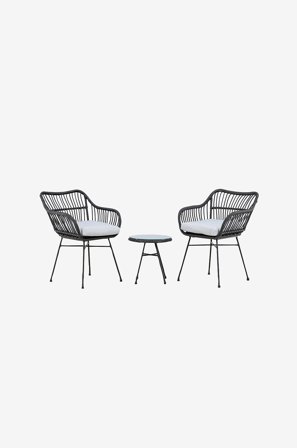 Venture Home - Balkongsett Viga - Svart - Kafesett - Fra Homeroom
