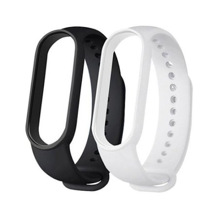 2-pack - Xiaomi Mi Band 5/6 - Flerfärgat silikonarmband