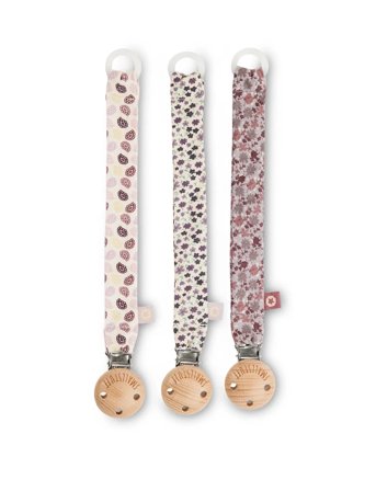 Smallstuff Dummystring, Fabric, Dark Rose Mini Flowers - Pink - ONE SIZE