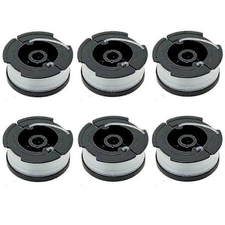 6-pack Spolar A6481 A6485 för Black Decker Trimmer
